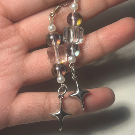 Crystal sparkle earring
